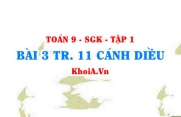 Bài 3 trang 11 Toán 9 Cánh diều Tập 1